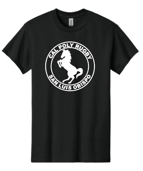 Cal Poly Rugby Throwback T-Shirt - Black(5000)